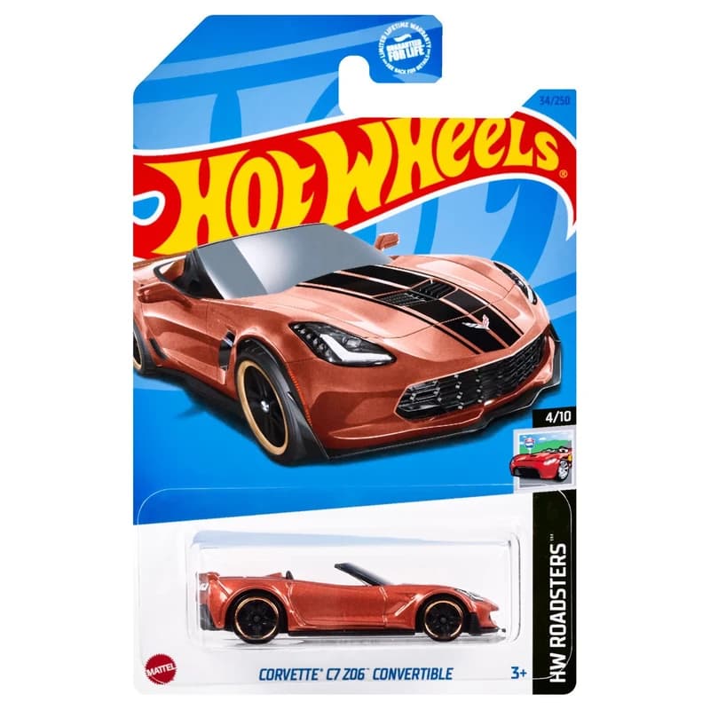 ماکت ماشین هات ویلز مدل کروت Corvette C7 Z06 Convertible