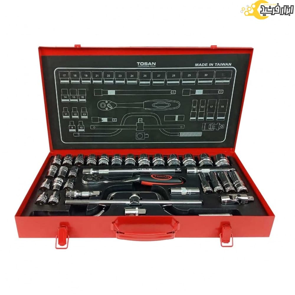 جعبه بکس 34 پارچه توسن مدل T1252-34M — تصویر ۲