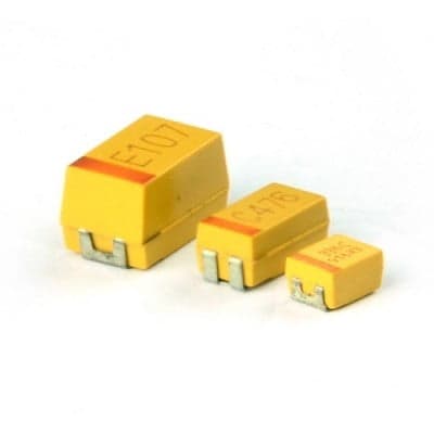 خازن تانتال CAP SMD-B 100UF 10V