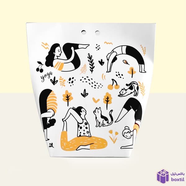 جعبه کادو با طرح یوگا happy-box-HA-02