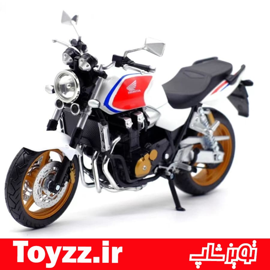 ماکت موتور اتومکس طرح هوندا CB1300 سفید