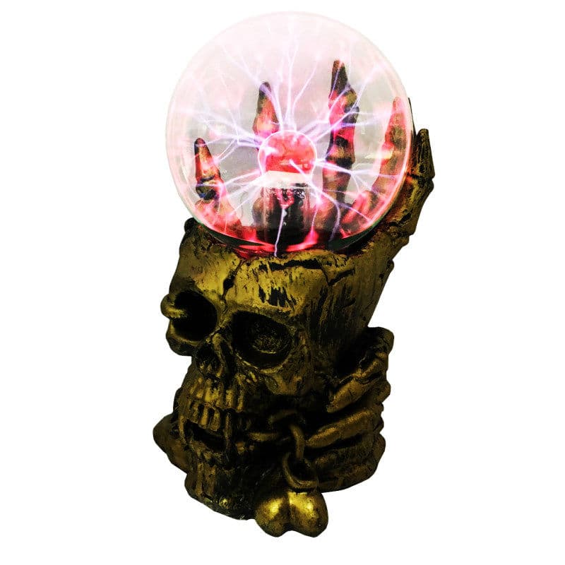 گوی پلاسما طرح اسکلت مدل Golden Skeleton