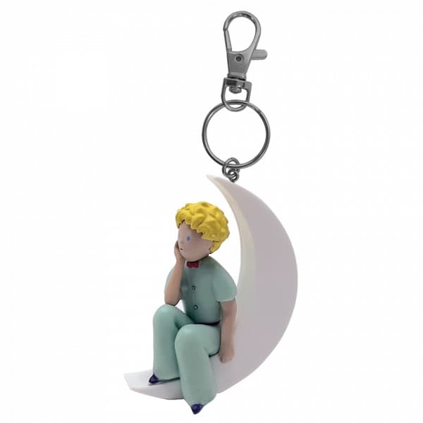 جاکلیدی شازده کوچولو نشسته روی ماه keyring chain Plastoy Little Prince sitting on the moon