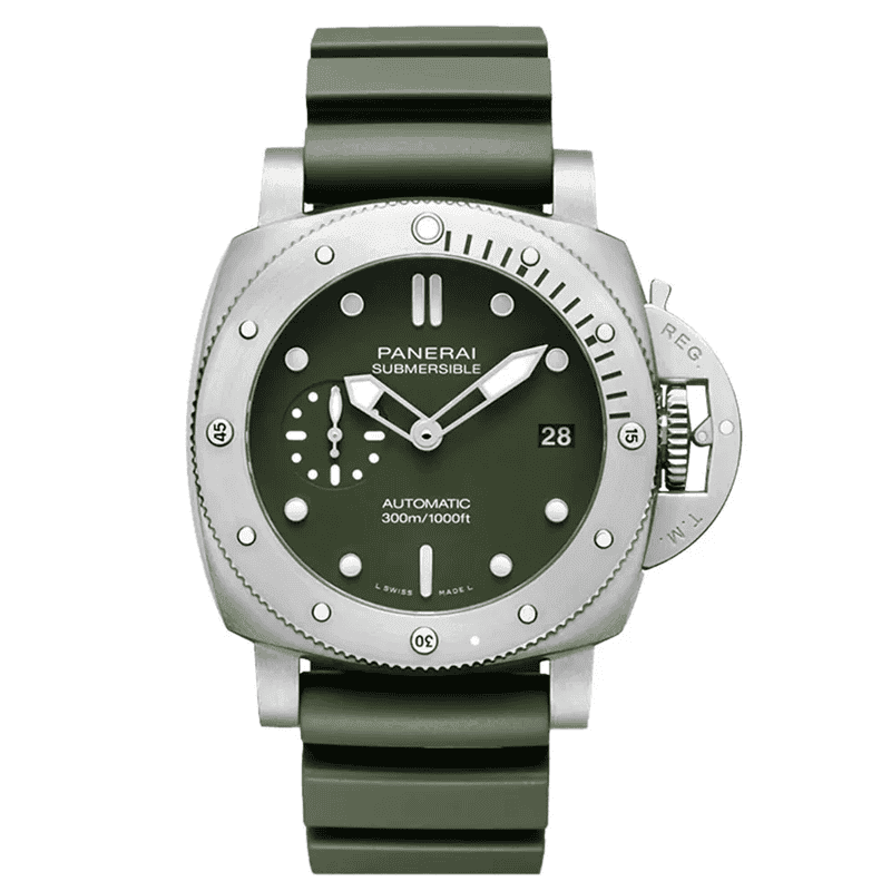 ساعت مچی مردانه پنرای اتوماتیک سابمرسیبل Panerai Submersible Silver Green