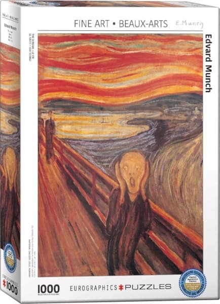 پازل 1000 تکه the scream – edward munch یوروگرافیک