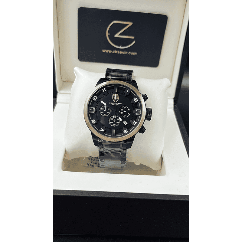 ساعت مچی مردانه پورشه دیزاین Porsche Design Black Rosegold White — تصویر ۵