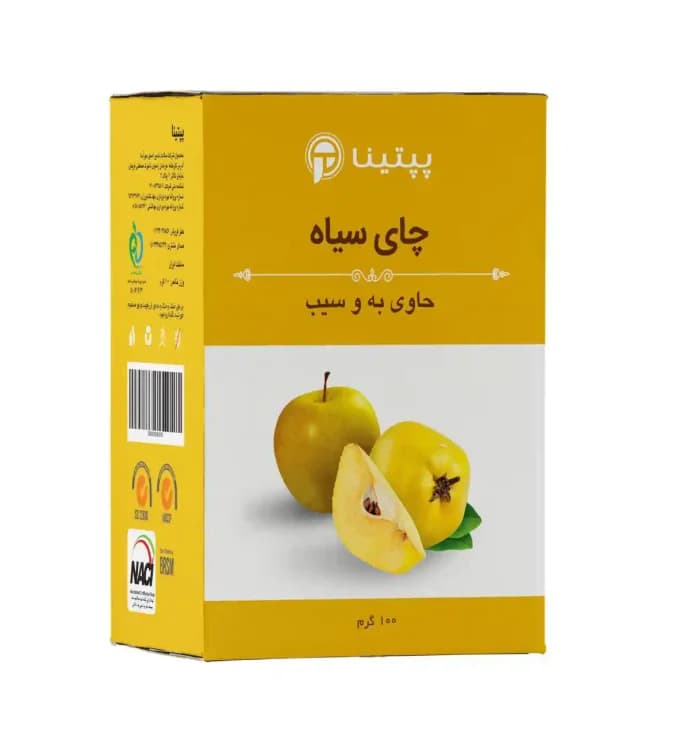 چای سیاه به و سیب جعبه 100 گرمی