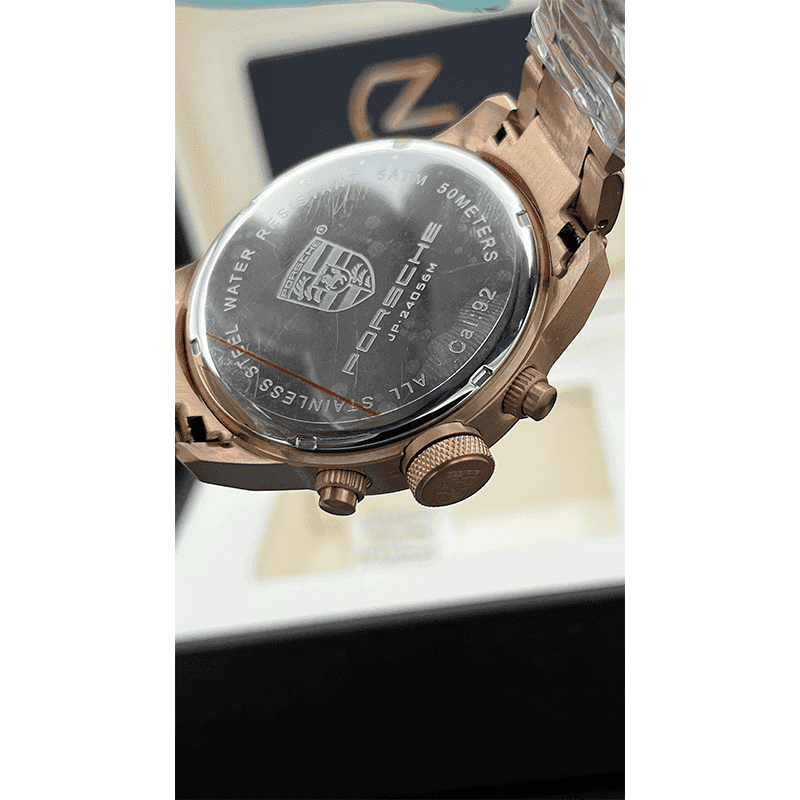 ساعت مچی مردانه پورشه دیزاین Porsche Design Rosegold Coffee — تصویر ۵