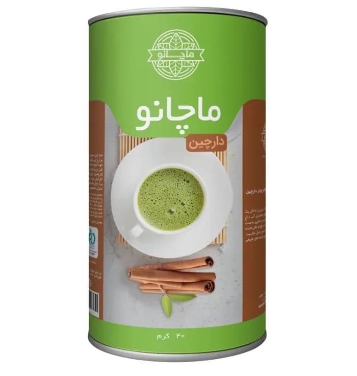پودر ماچا دارچین قوطی 40 گرمی ماچانو