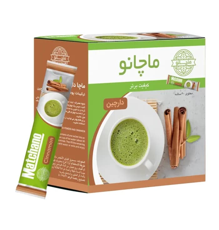 پودر ماچا دارچین ساشه 30 عددی ماچانو