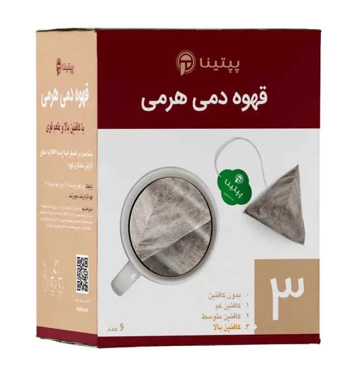 قهوه 40% عربیکا با 60% روبوستا بسته 6 عددی