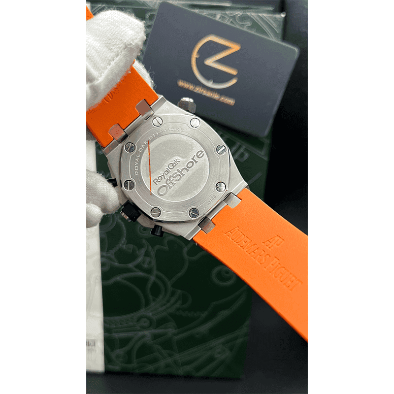 ساعت مچی مردانه اودمار پیگه افشور Audemars Piguet OffShore Chronograph Silver Orange — تصویر ۴