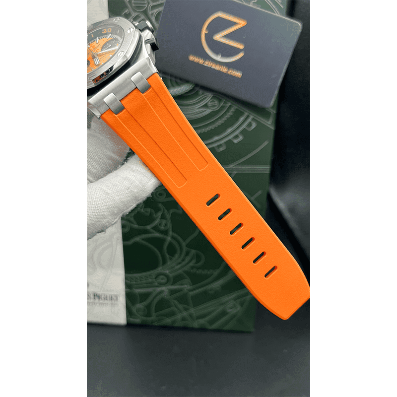 ساعت مچی مردانه اودمار پیگه افشور Audemars Piguet OffShore Chronograph Silver Orange — تصویر ۵