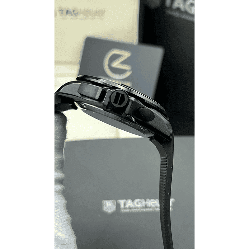 ساعت مچی مردانه تگ هویر مرسدس مشکی Tag Heuer Mercedes Benz Black Rubber — تصویر ۵