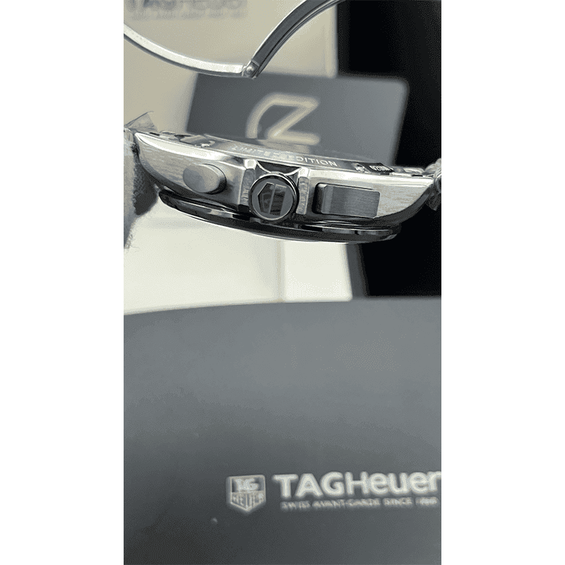 ساعت مچی مردانه تگ هویر مرسدس سیلور Tag Heuer Mercedes Benz Silver White Screen — تصویر ۴