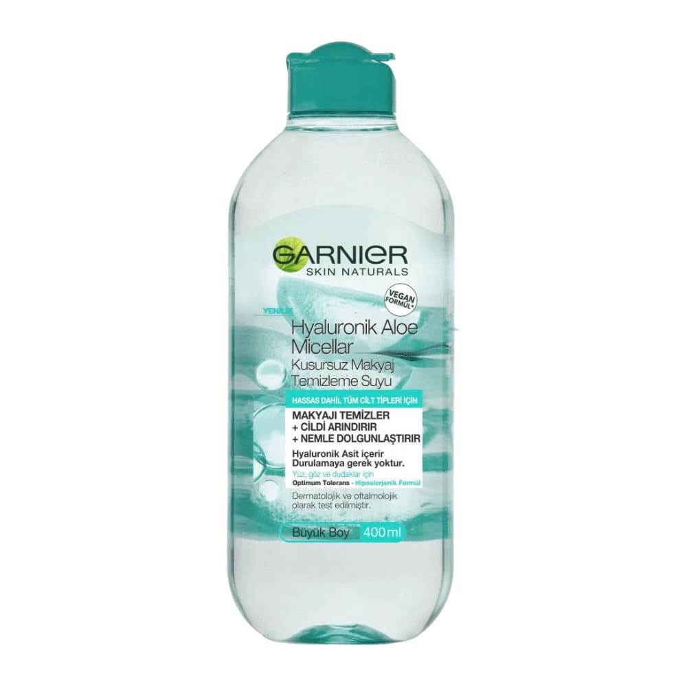 میسلار واتر گارنیه Garnier Hyaluronik Aloe حاوی عصاره آلوئه ورا حجم 400 میل