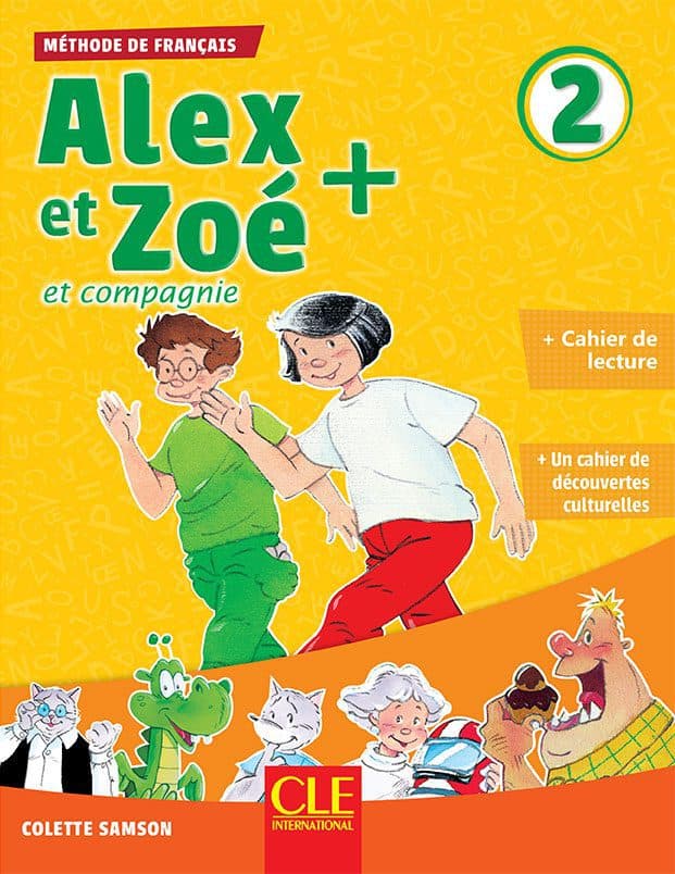 کتاب فرانسه Alex et Zoe – Niveau 2 Livre + Cahier + Lecture