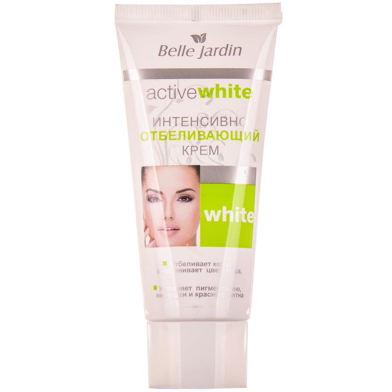 کرم سفید کننده پوست اکتيو سفيد بل جاردين Belle Jardin Active White حجم 60 میل