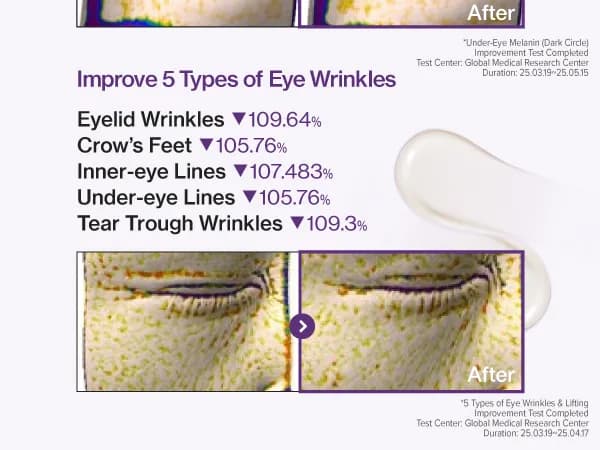 کرم دور چشم +NAD و رتینول شماره 9 نامبوزین ضد چروک و روشن کننده NUMBUZIN No.9 NAD+ Retinol Volumetox Eye Cream — تصویر ۷