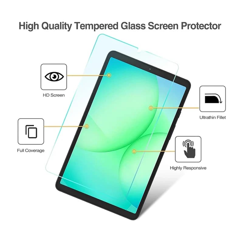 محافظ صفحه نمایش شیشه ای مناسب برای تبلت سامسونگ Galaxy Tab A 11-X133-X135 — تصویر ۵