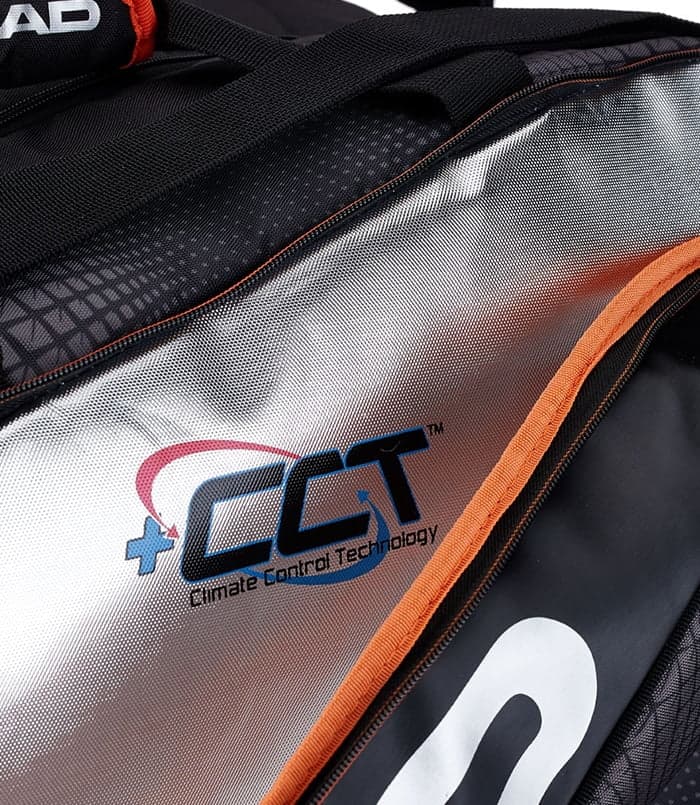 ساک تنیس هد Tour Team Bag Black 12R Monstercombi Black/Silver 2019 — تصویر ۴