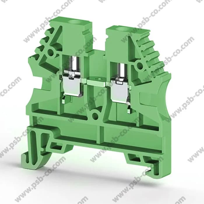 ترمینال ریلی AVK 2.5 رنگ سبز کلمسان 304122