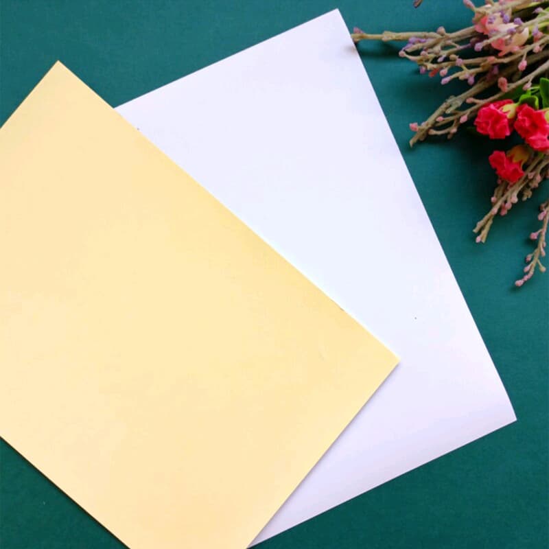 کاغذ پشت چسب دار مات سفید سایز A4 بسته ۱۰۰۰ عددی — تصویر ۳
