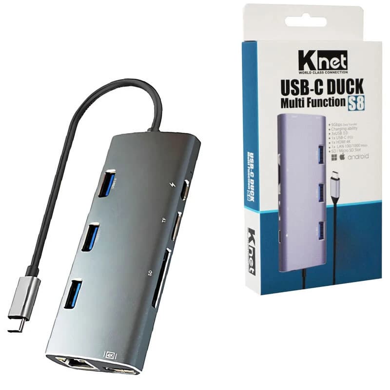 هاب 8 پورت Type-C کی نت K-S8 — تصویر ۷