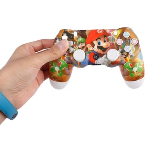 دسته بازی بی سیم SONY PlayStation 4 DualShock 4 High Copy طرح Super Mario — تصویر ۷
