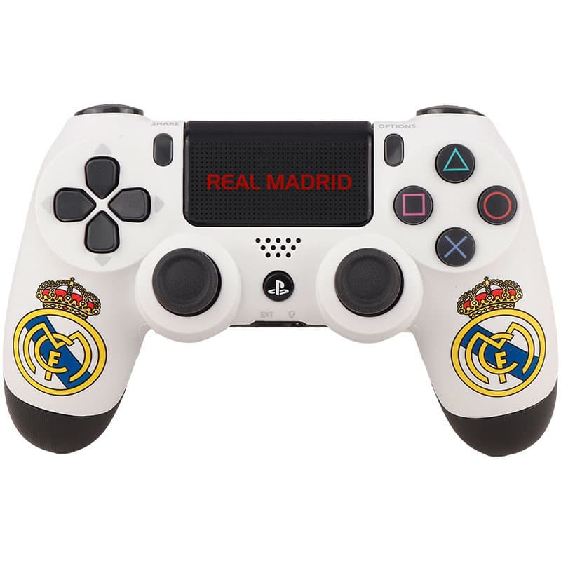 دسته بازی بی سیم SONY PlayStation 4 DualShock 4 High Copy طرح Real Madrid