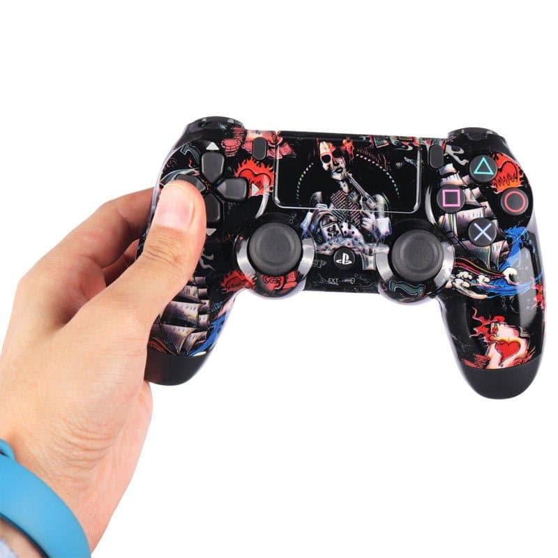 دسته بازی بی سیم SONY PlayStation 4 DualShock 4 High Copy طرح فانتزی کد 5 — تصویر ۶