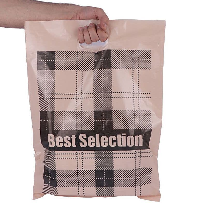 نایلون دسته دار طرح Best Selection سایز 55*40 سانتی متر بسته 1 کیلویی — تصویر ۳