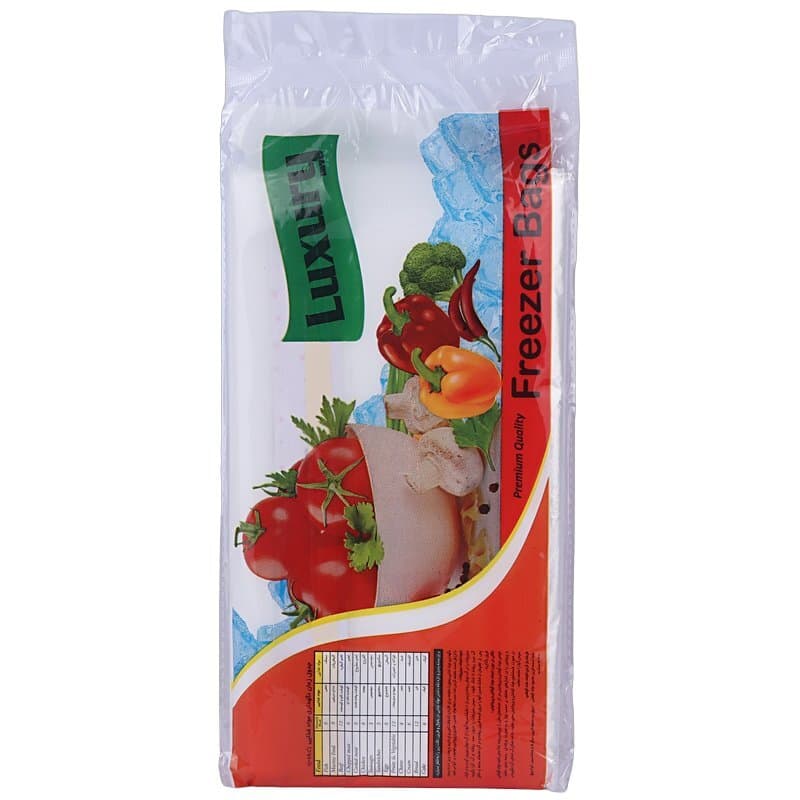 کیسه فریزر چسب دار لاکچری سایز 25*35 سانتی متر بسته 100 عددی — تصویر ۲
