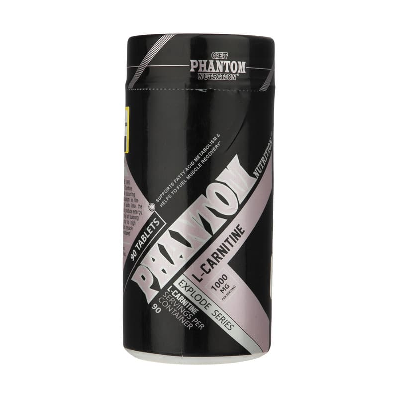 قرص ال کارنیتین ۱۰۰۰ میلی گرم فانتوم نوتریشن ۹۰ عدد Phantom Nutrition L Carnitine ۱۰۰۰ mg