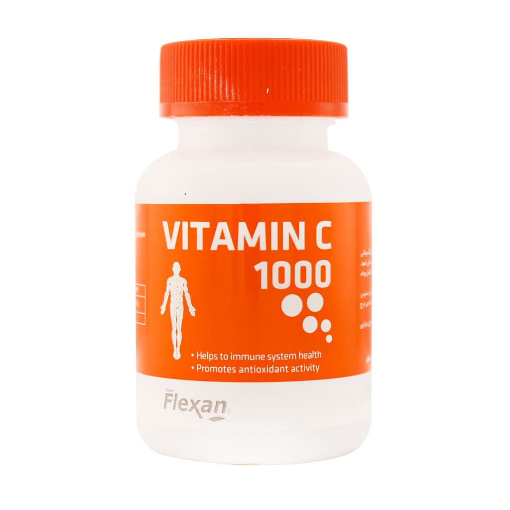 قرص ویتامین C ۱۰۰۰ میلی گرم فیشر فلکسان ۶۰ عدد ( تاریخ نزدیک ) Fisher Flexan Vitamin C ۱۰۰۰ mg ۶۰ Tablets