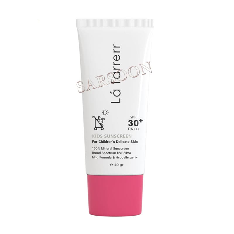کرم ضد آفتاب کودکان SPF30 صورتی لافارر Kids Sunscreen Cream SPF30