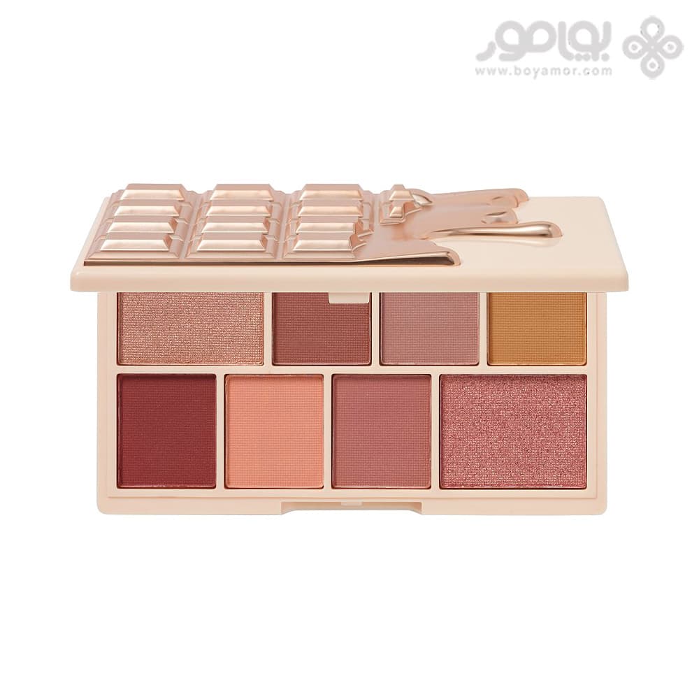 پالت سایه رولوشن مدل ROSE GOLD CHOCOLATE — تصویر ۳