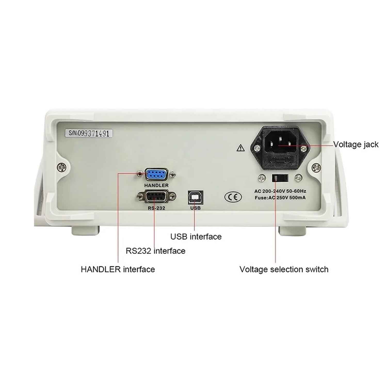 LCR متر رومیزی ویکتور مدل VICTOR 4091C — تصویر ۴