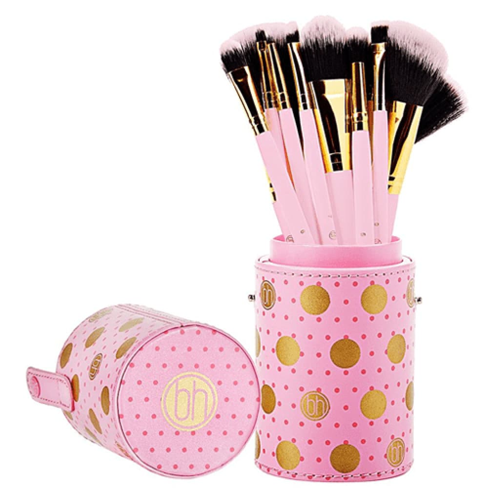 ست 11 عددی براش آرایشی بی اچ کازمتیکس Pink A Dot