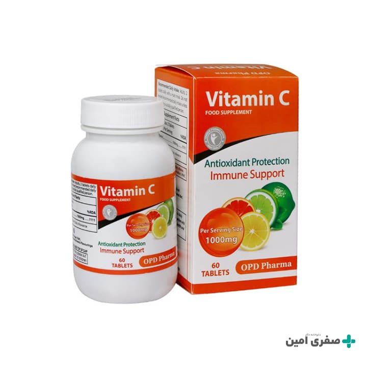 قرص ویتامین ث 1000 میلی گرم او پی دی فارما 60 عدد