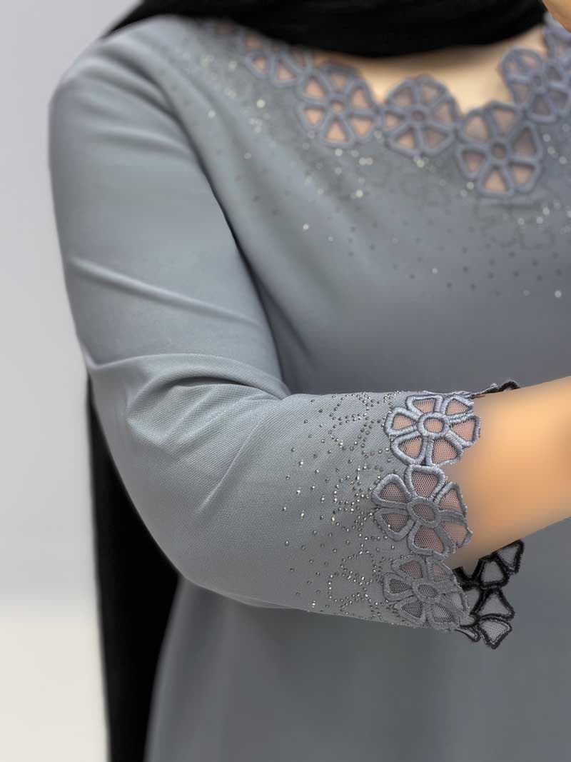 بلوز مجلسی یقه هفت چیلک کد 205636 — تصویر ۳