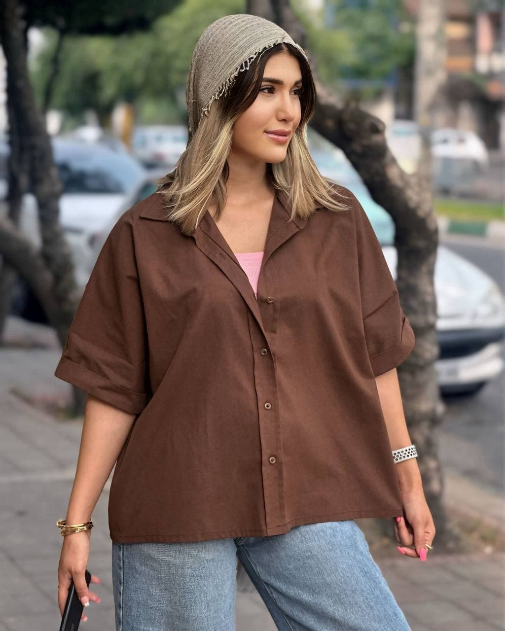 شومیز باکسی کد 13033 — تصویر ۲