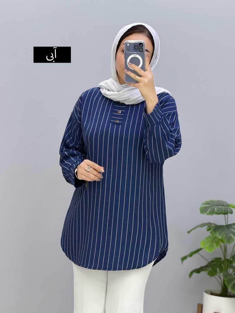 تونیک یقه گرد شانتون گونش کد 10105431 — تصویر ۶