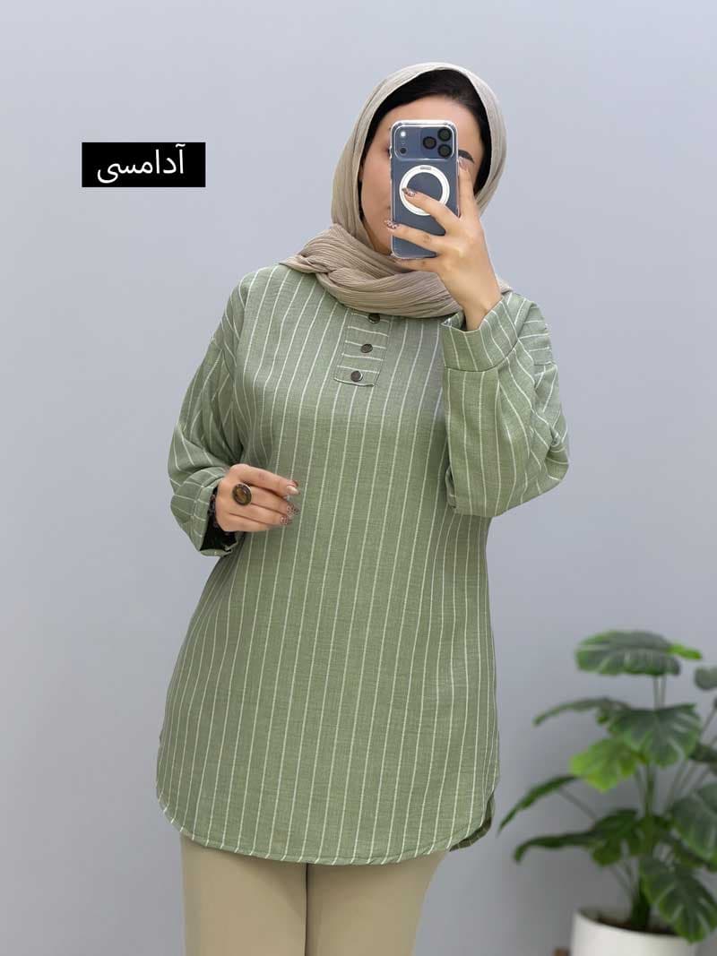 تونیک یقه گرد شانتون گونش کد 10105431 — تصویر ۴