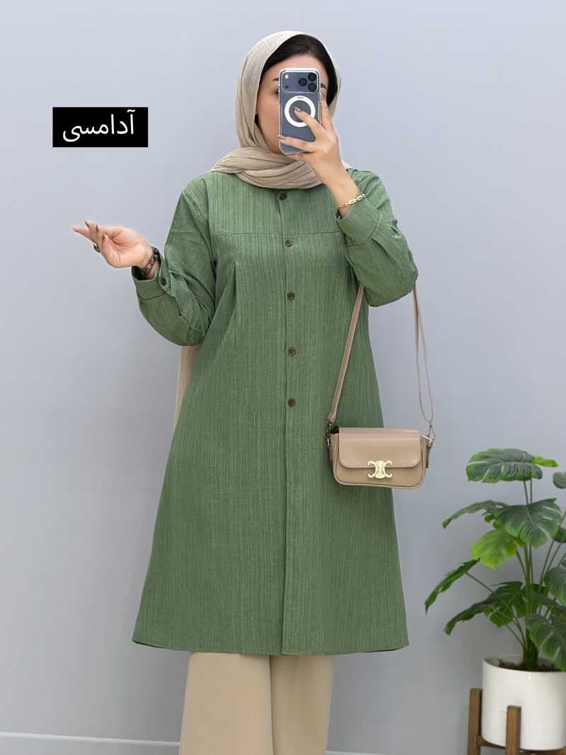 مانتو بلند شانتون جیدا کد 2016123