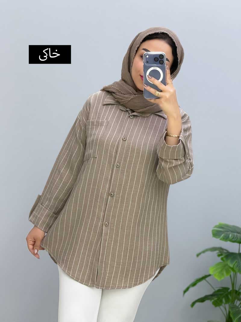 شومیز مانتویی شانتون فاطیما کد 10105433