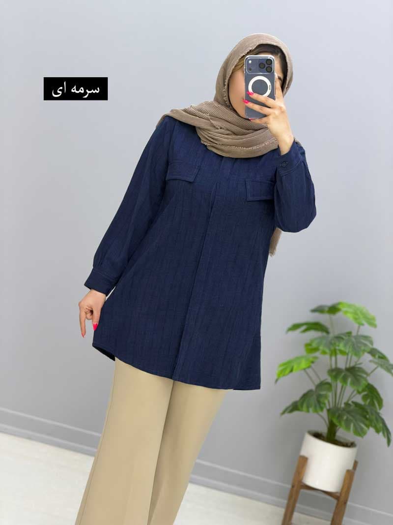 مانتو یقه مردانه شانتون آرمیتی کد3298125 — تصویر ۲