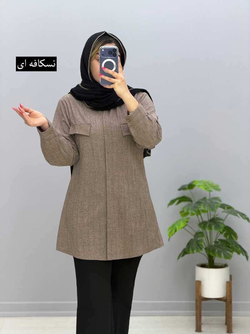 مانتو یقه مردانه شانتون آرمیتی کد3298125
