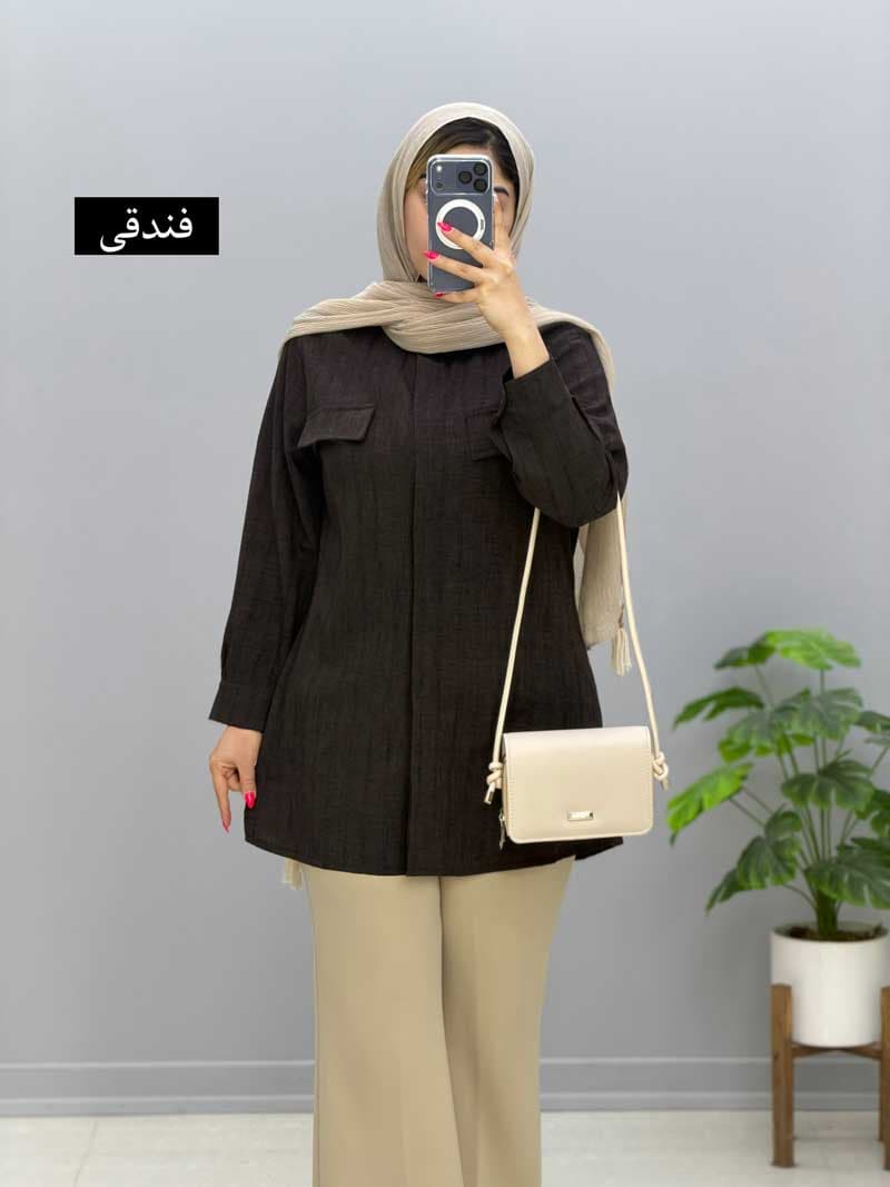 مانتو یقه مردانه شانتون آرمیتی کد3298125 — تصویر ۴