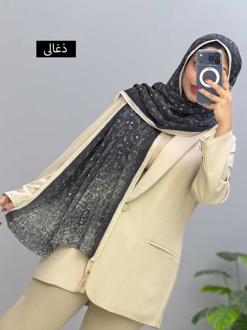 شال پلیسه شایگان کد 11040 — تصویر ۷